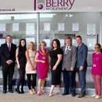 Berry Recruitment has opened its new offices in the town. Pictured are: Mayor, Cllr Patricia Mabbott (centre, in Berry colours), to her right is Berrys Regional Director Debbie Dowling and to her right with the stripey tie is Roger Trigg from the council.